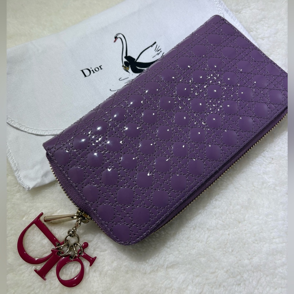 Authentic Dior Purple wallet